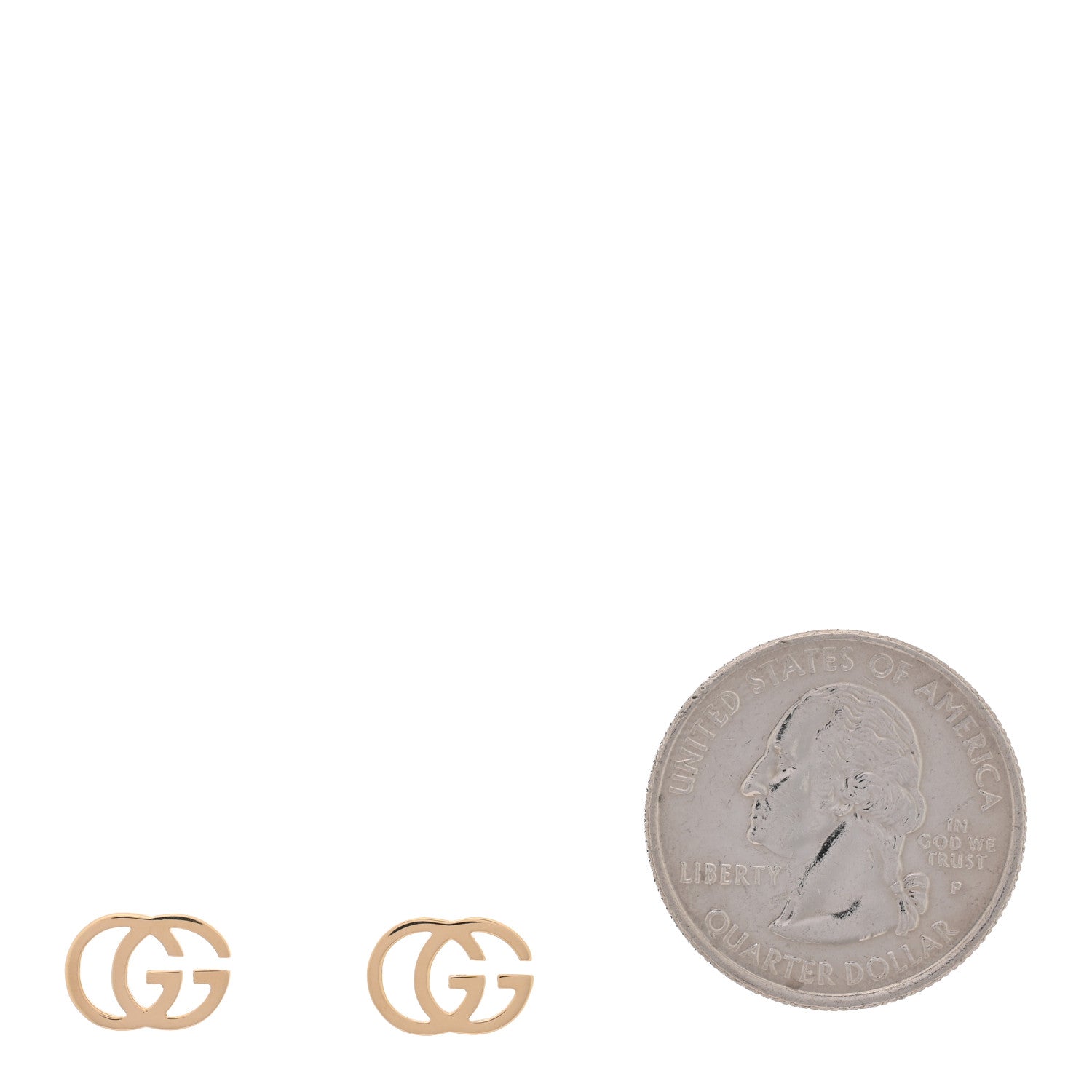 18Kイエローゴールド GGティッシュスタッドピアス(代金引換)