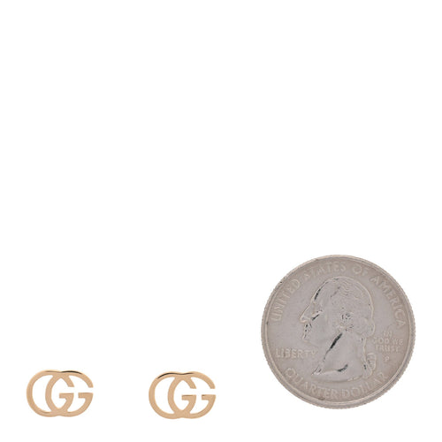 18Kイエローゴールド GGティッシュスタッドピアス(代金引換)