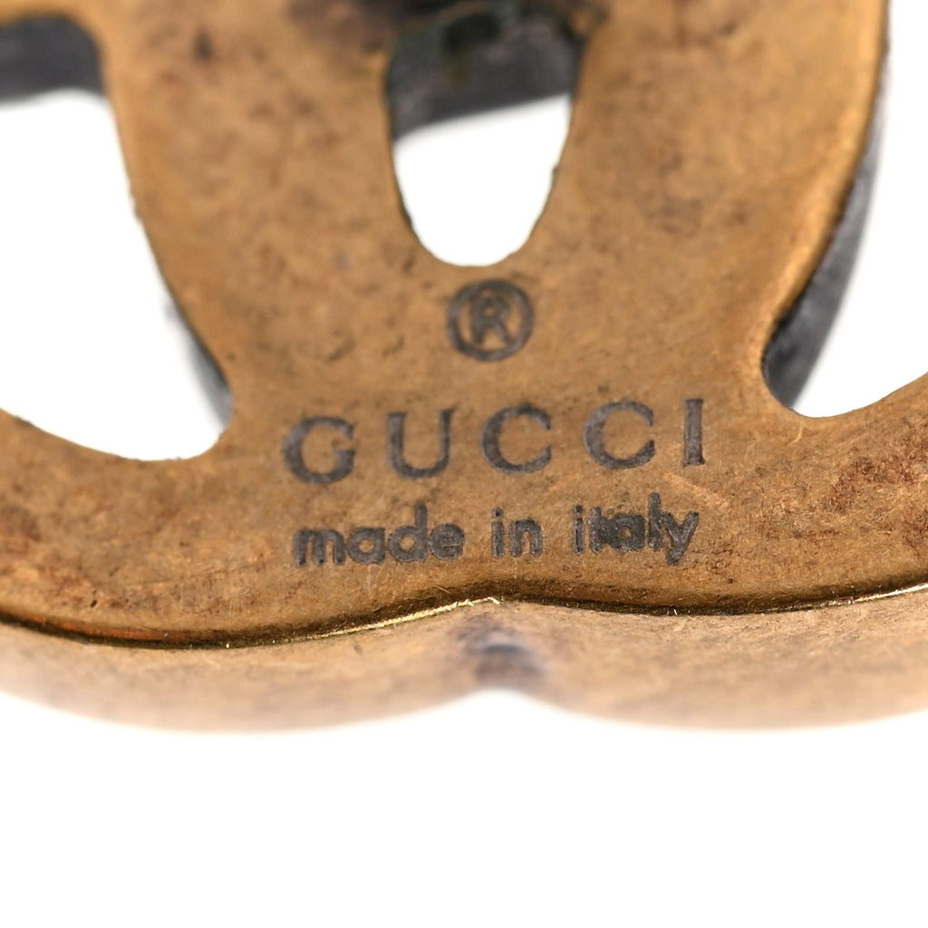 GUCCI クリスタル シングル GG ピアス ゴールド(代金引換)
