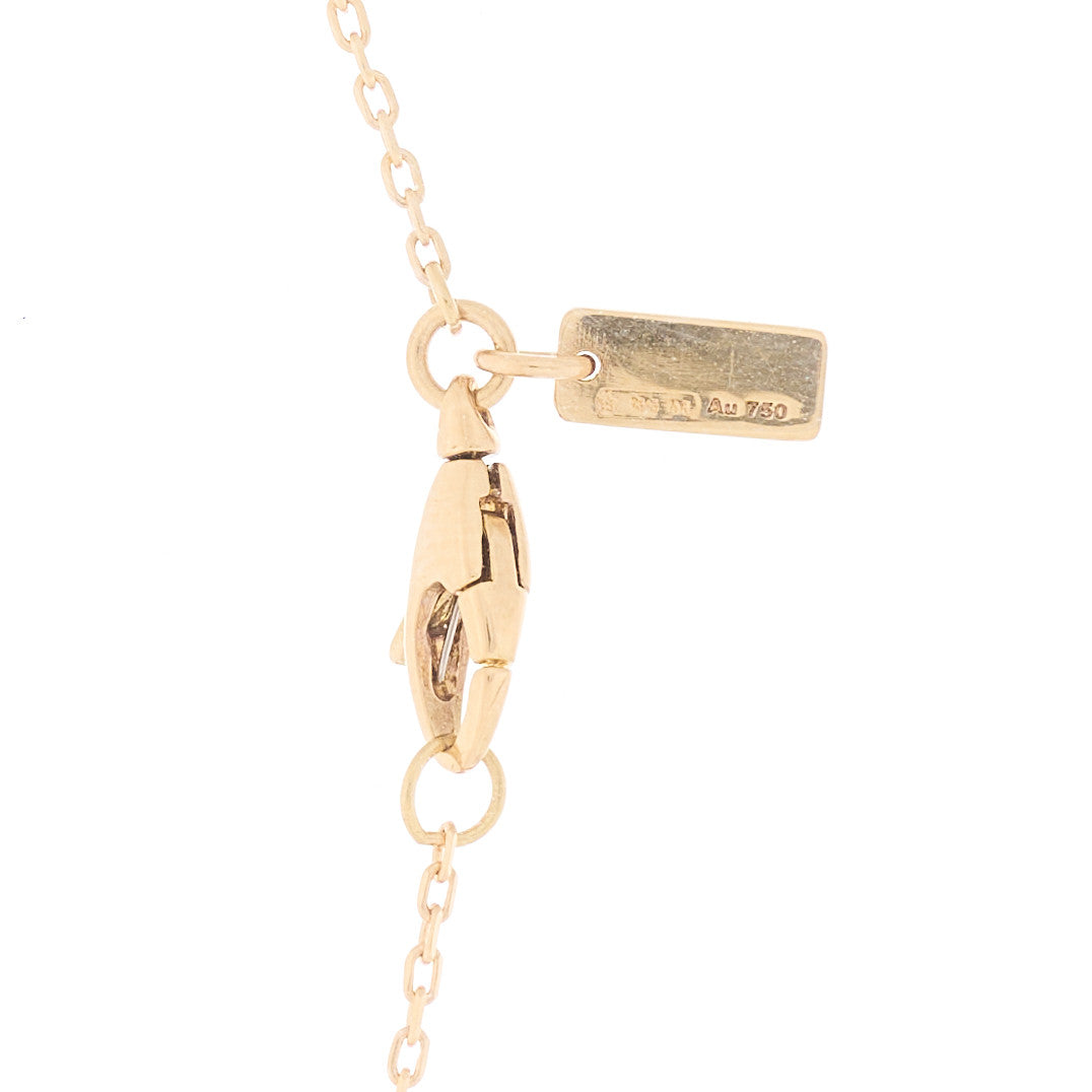 GUCCI 18Kイエローゴールド ダイアマンティッシマ ハートペンダント ネックレス(代金引換)