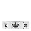 X ADIDAS スターリングシルバー トレフォイル GGモノグラムバンドリング 55 7.25(代金引換)