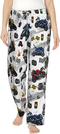 PVVCDV Tennis Racket Bow Stripe Flannel Pajama Pants For Women. Soft Fleece Lounge Pants