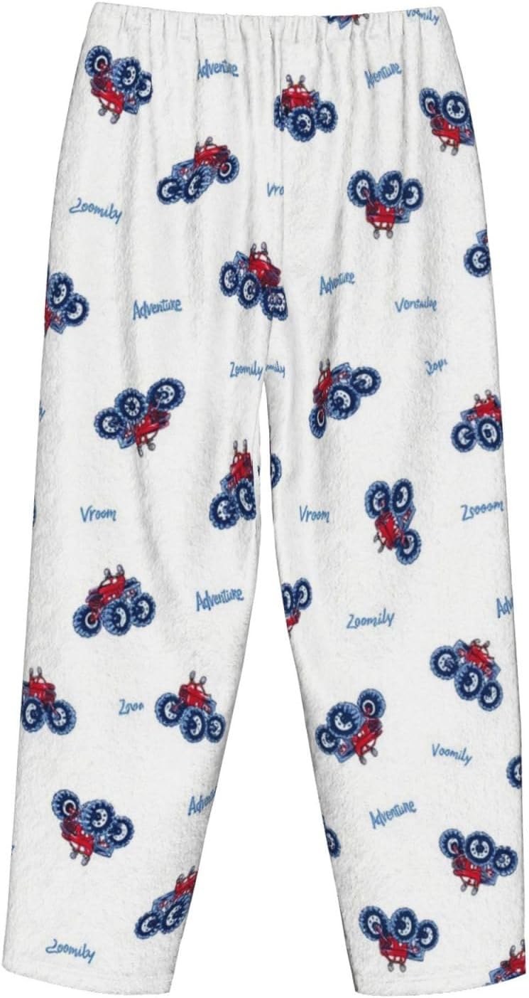 PVVCDV Green Fish Bucket Minimalist Flannel Pajama Pants For Women. Soft Fleece Lounge Pants