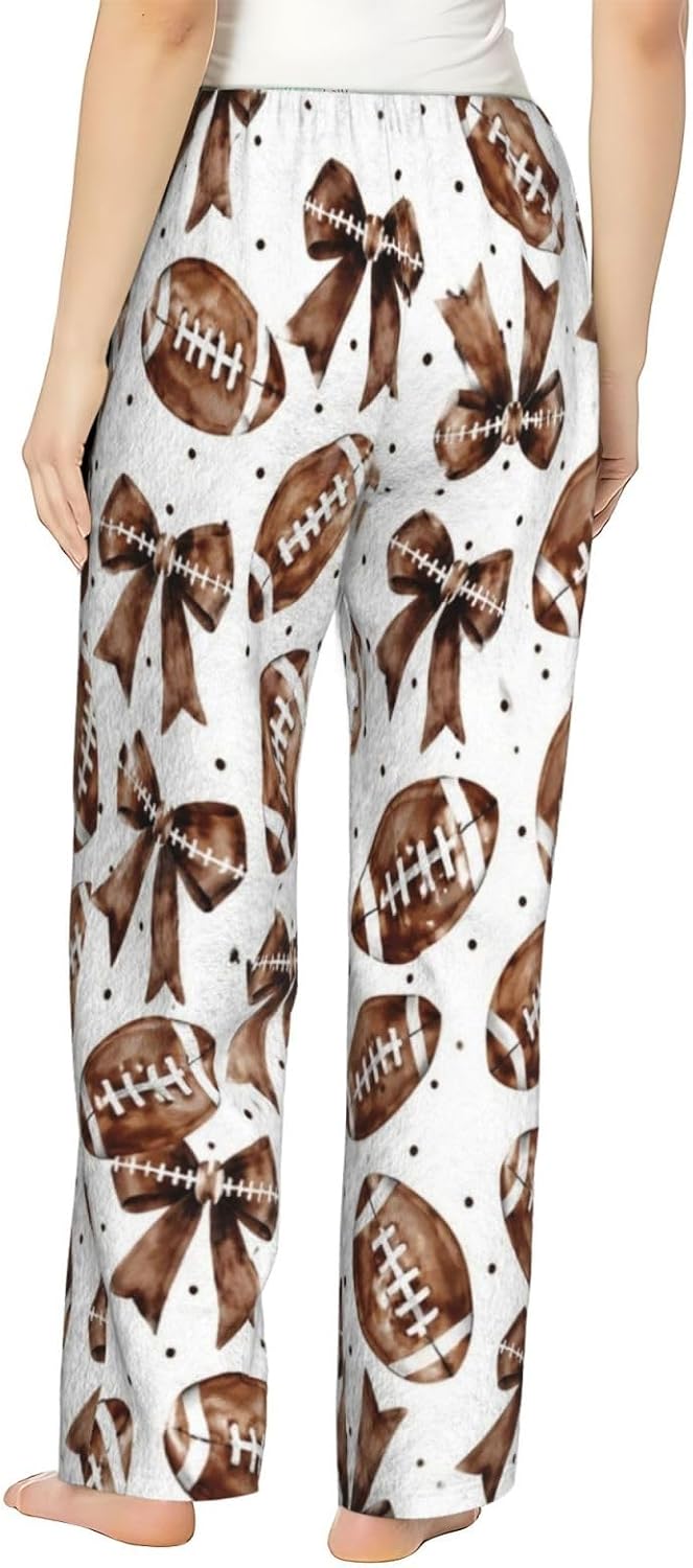 PVVCDV Neon Graffiti Robot Black Flannel Pajama Pants For Women. Soft Fleece Lounge Pants