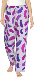 PVVCDV Red Cherry Black Flannel Pajama Pants For Women. Soft Fleece Lounge Pants With Pockets And Adjustable Drawstring