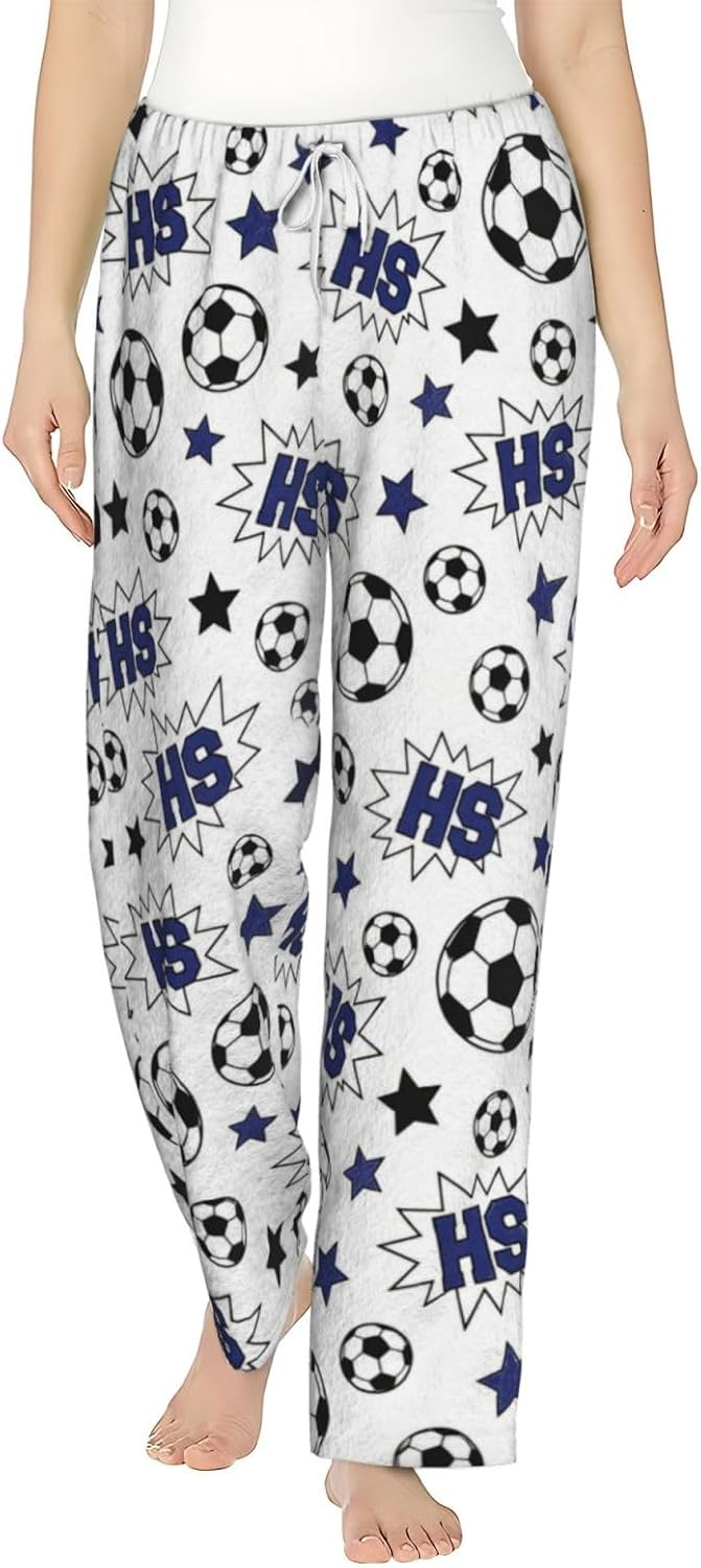 PVVCDV Green Fish Bucket Minimalist Flannel Pajama Pants For Women. Soft Fleece Lounge Pants
