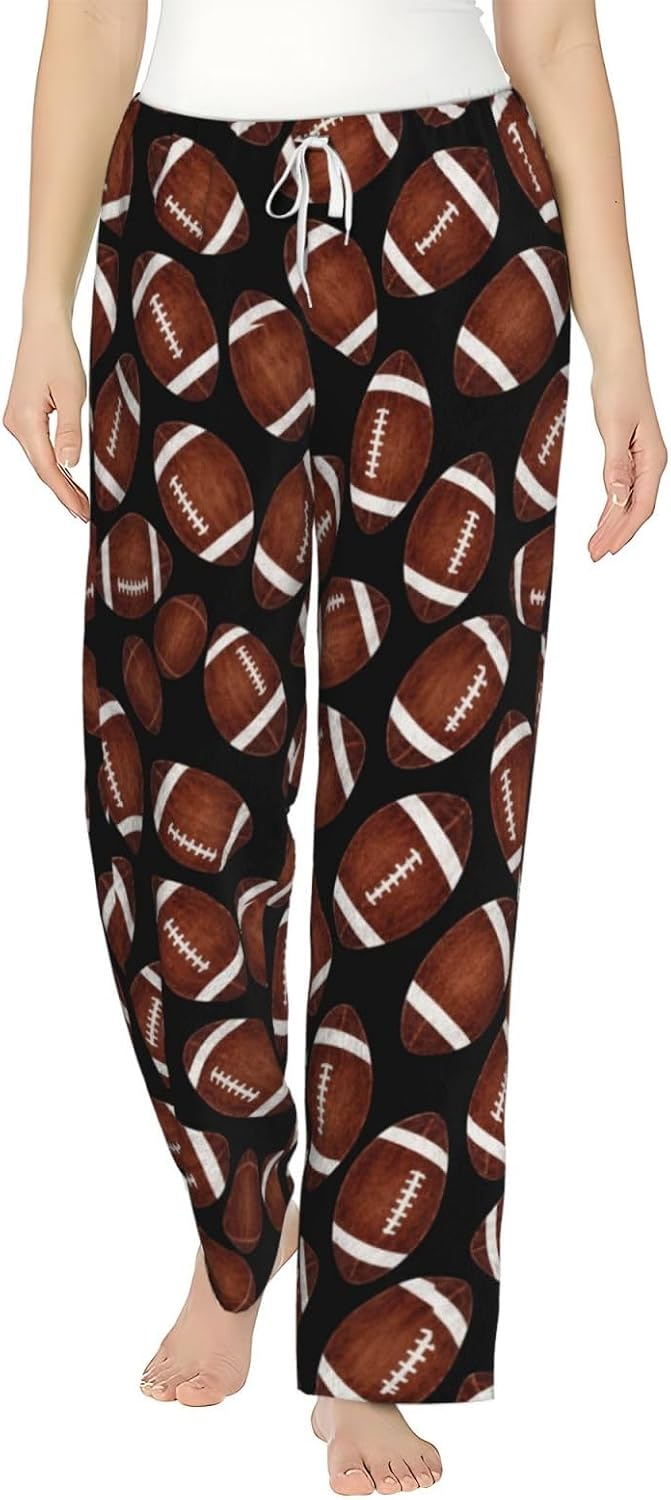 PVVCDV Green Fish Bucket Minimalist Flannel Pajama Pants For Women. Soft Fleece Lounge Pants