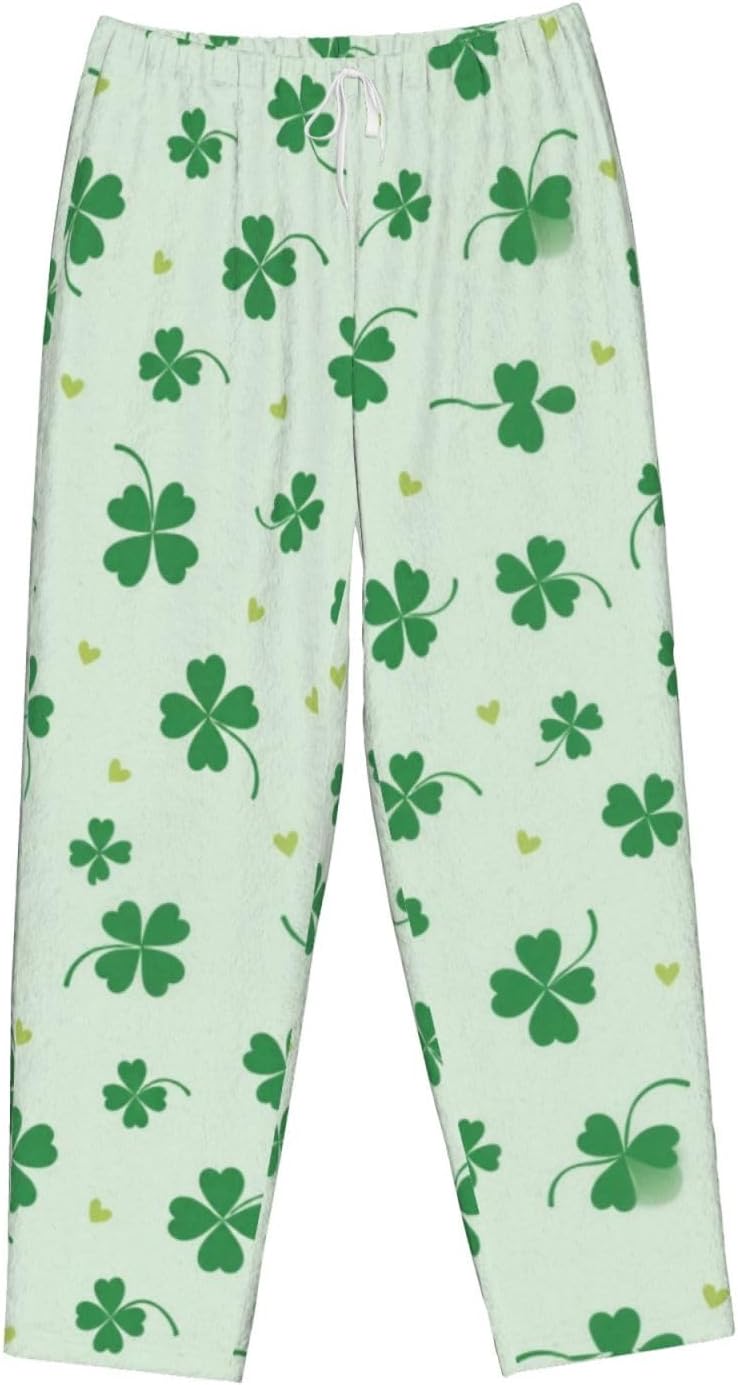 Purple Butterfly Star Flannel Pajama Pants For Women. Soft Fleece Lounge Pants With Pockets And Adjustable Drawstring