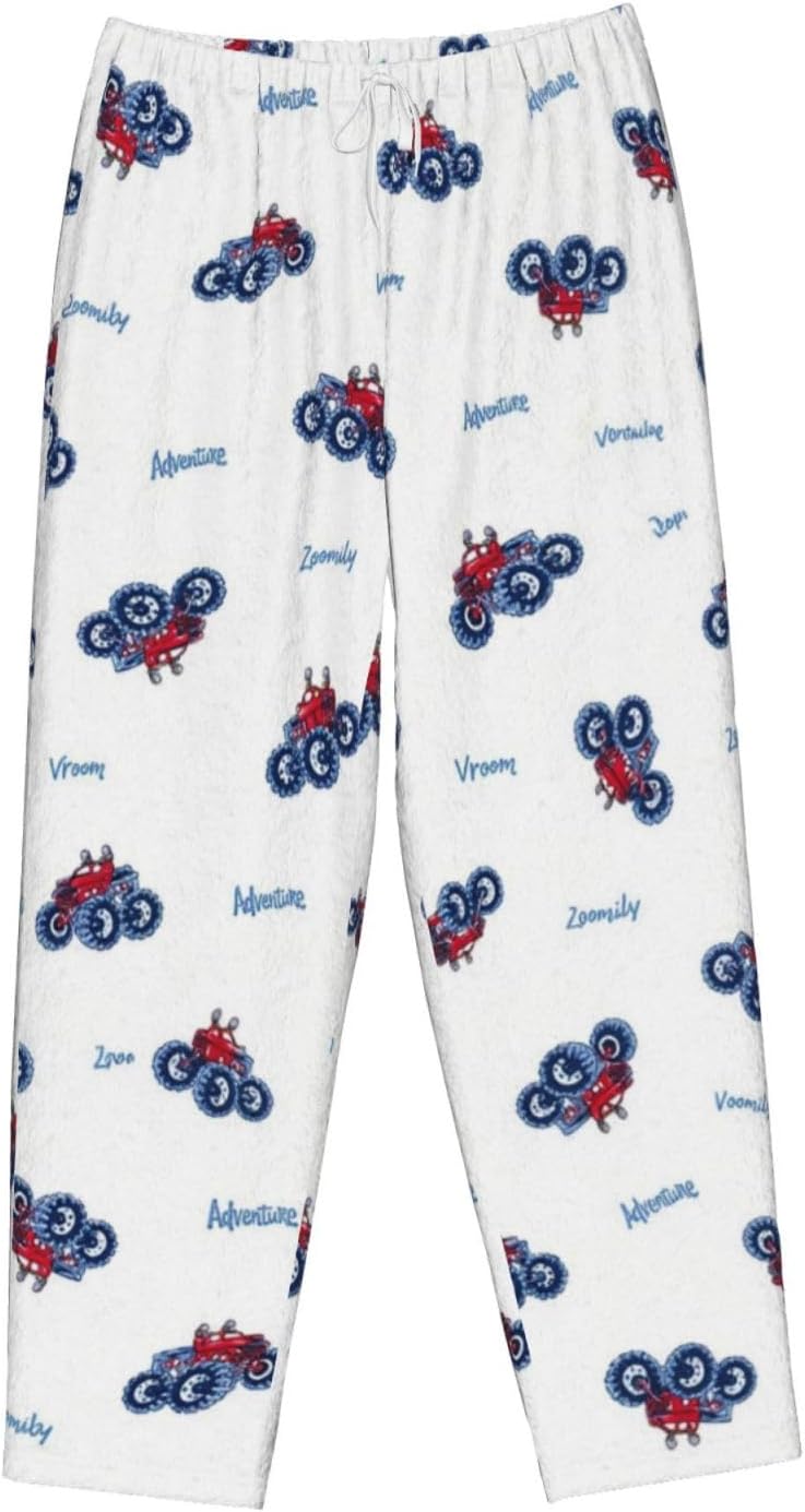 PVVCDV Green Fish Bucket Minimalist Flannel Pajama Pants For Women. Soft Fleece Lounge Pants