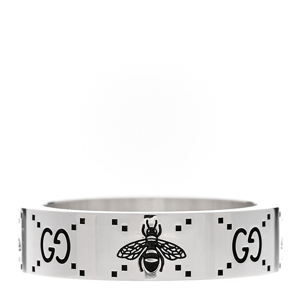 GUCCI スターリングシルバー ビーリング 60 9.25(代金引換)