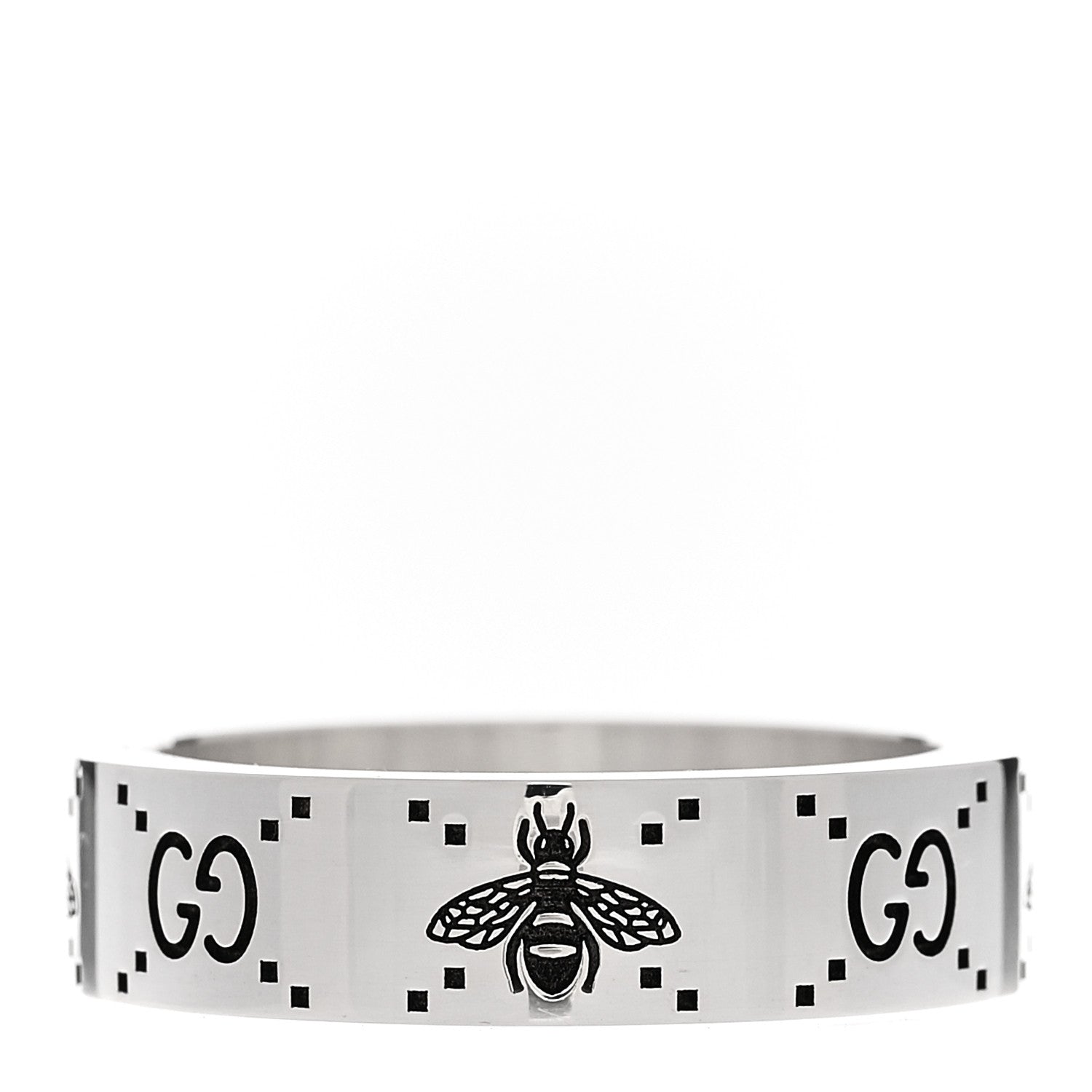 GUCCI スターリングシルバー ビーリング 60 9.25(代金引換)