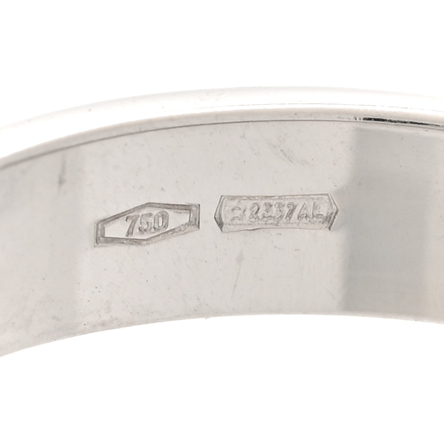 18Kホワイトゴールド 4mm アイコン細バンドリング 52 6(代金引換)
