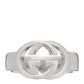 GUCCI シルバー インターロッキングG リング 54 6.75(代金引換)