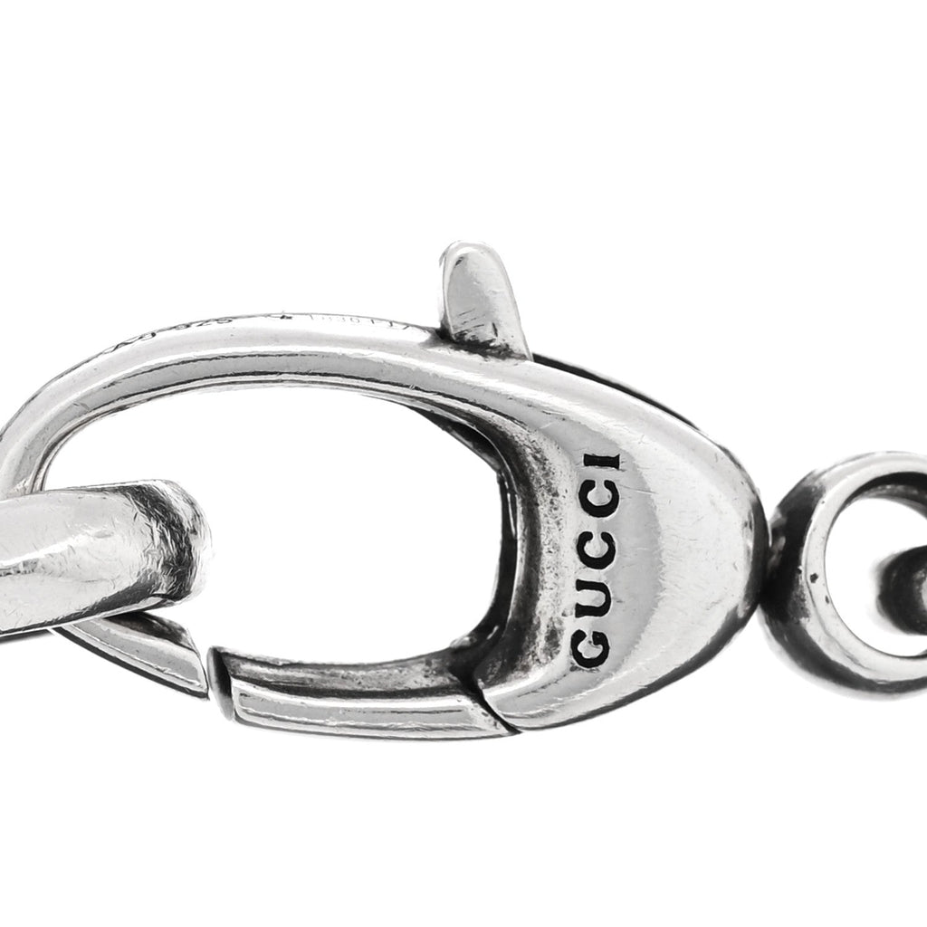 GUCCI スターリングシルバー インターロッキングG リンク ブレスレット(代金引換)