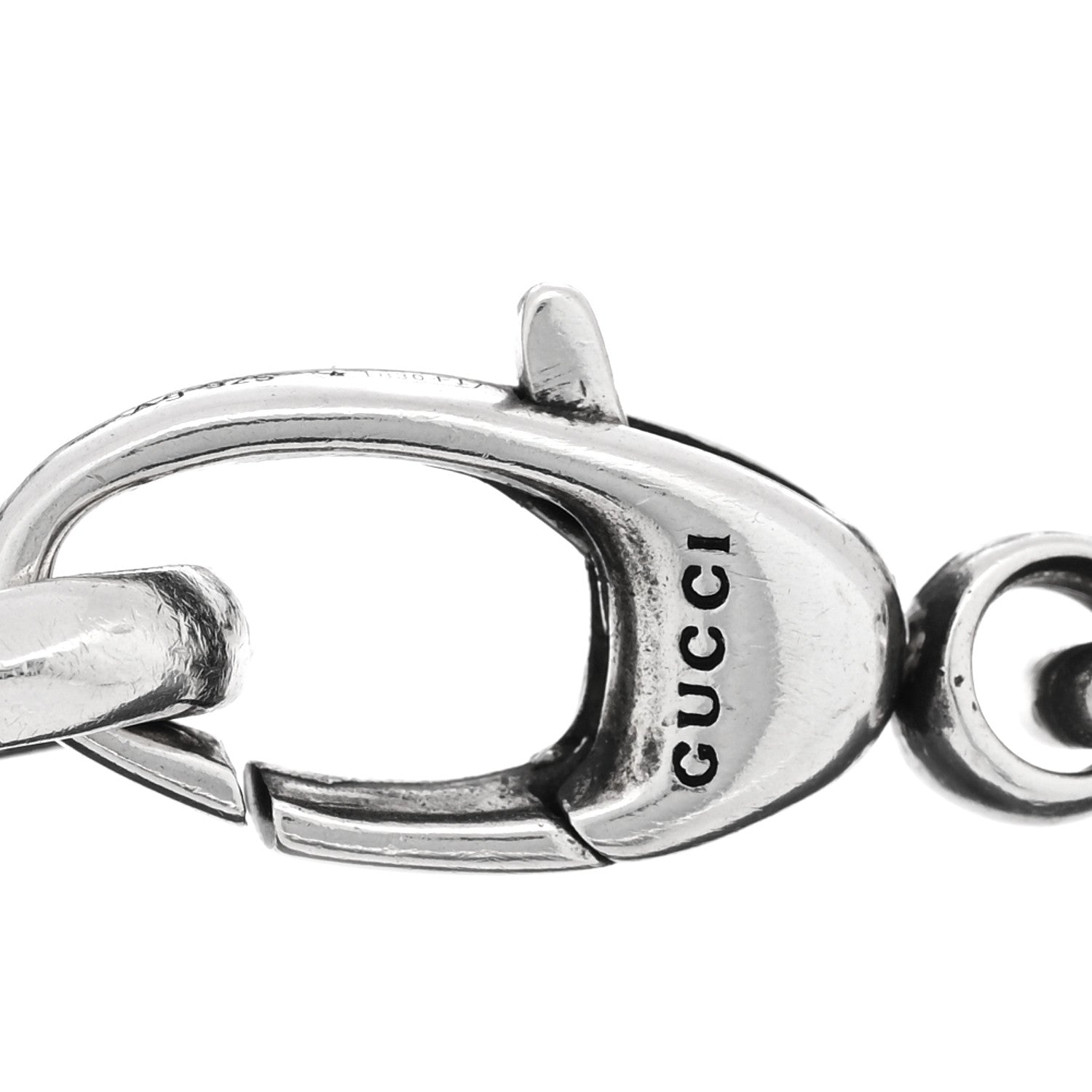 GUCCI スターリングシルバー インターロッキングG リンク ブレスレット(代金引換)