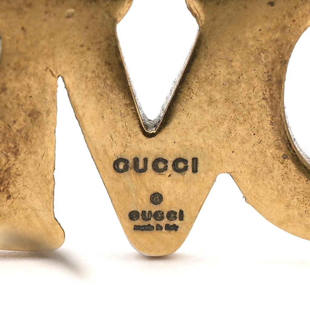 GUCCI ゴールドクリスタル ラヴドイヤーカフイヤリング マルチカラー(代金引換)
