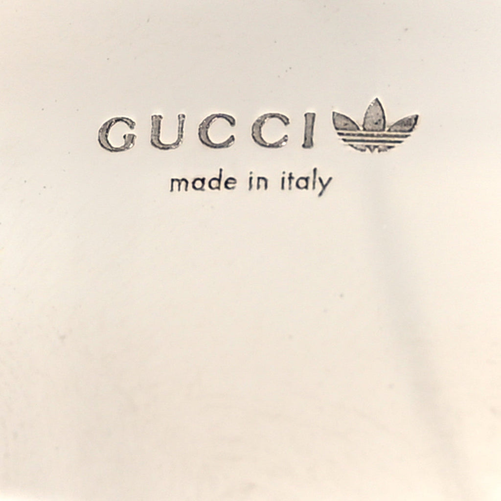 GUCCI X ADIDAS メタル エナメル カフ ブレスレット S シルバーブルー(代金引換)