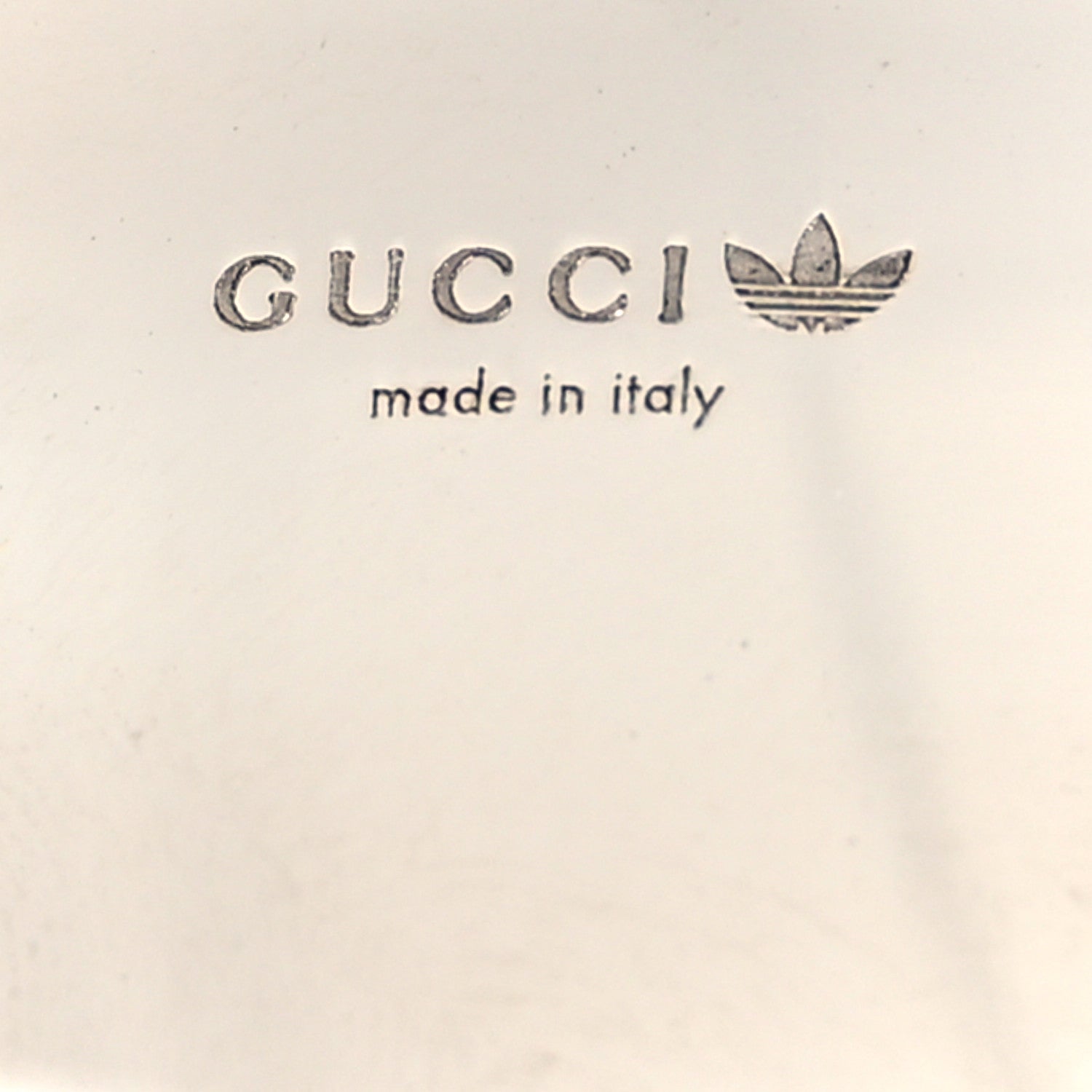 GUCCI X ADIDAS メタル エナメル カフ ブレスレット S シルバーブルー(代金引換)