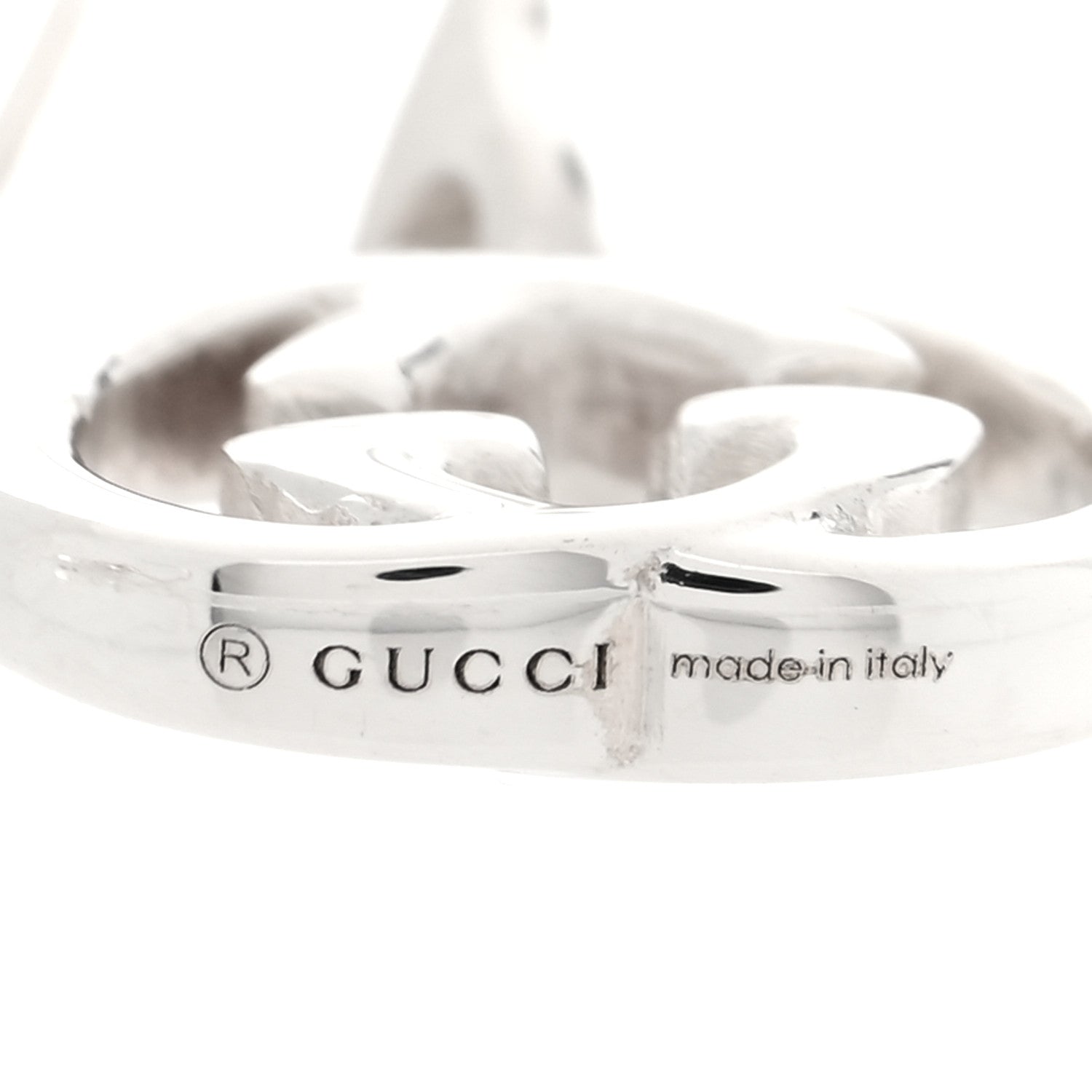 GUCCI スターリングシルバー ブリット ドロップピアス(代金引換)