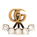 GUCCI クリスタル シングル GG ピアス ゴールド(代金引換)