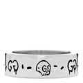 GUCCI スターリングシルバー 6mm GucciGhost ハムレット スカルリング 50 5.25(代金引換)