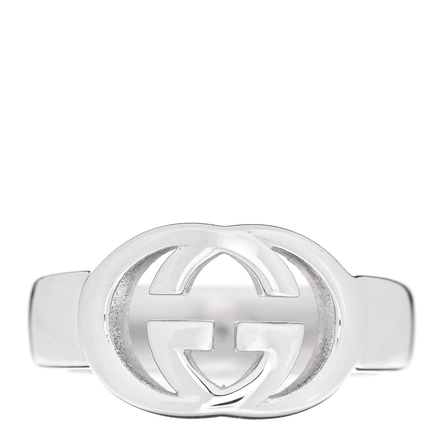 GUCCI スターリングシルバー インターロッキングGリング 53 6.25(代金引換)