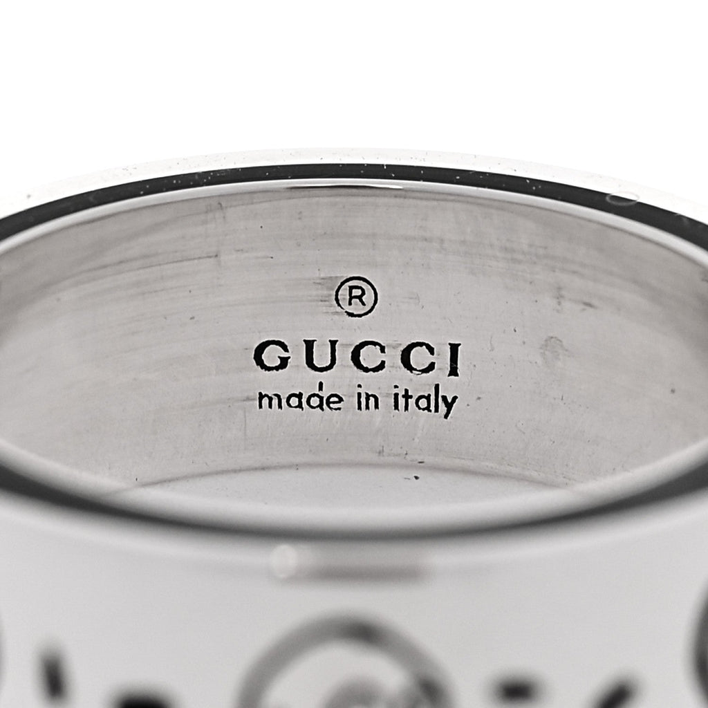GUCCI スターリングシルバー 6mm GucciGhost ハムレット スカルリング 50 5.25(代金引換)