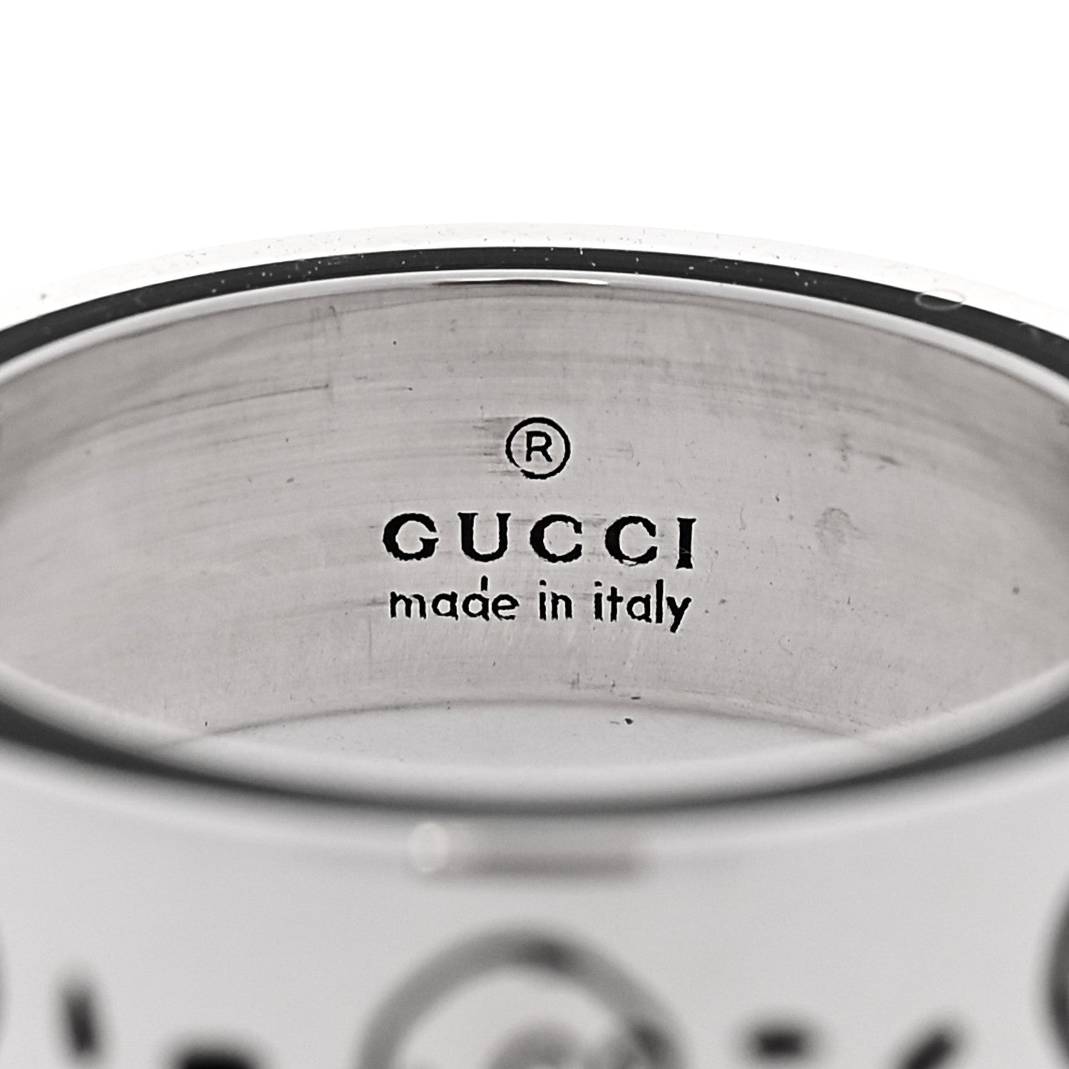 GUCCI スターリングシルバー 6mm GucciGhost ハムレット スカルリング 50 5.25(代金引換)